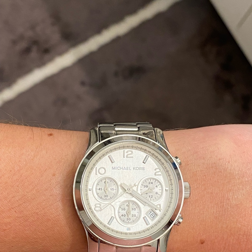 Silver Michael Kors watch